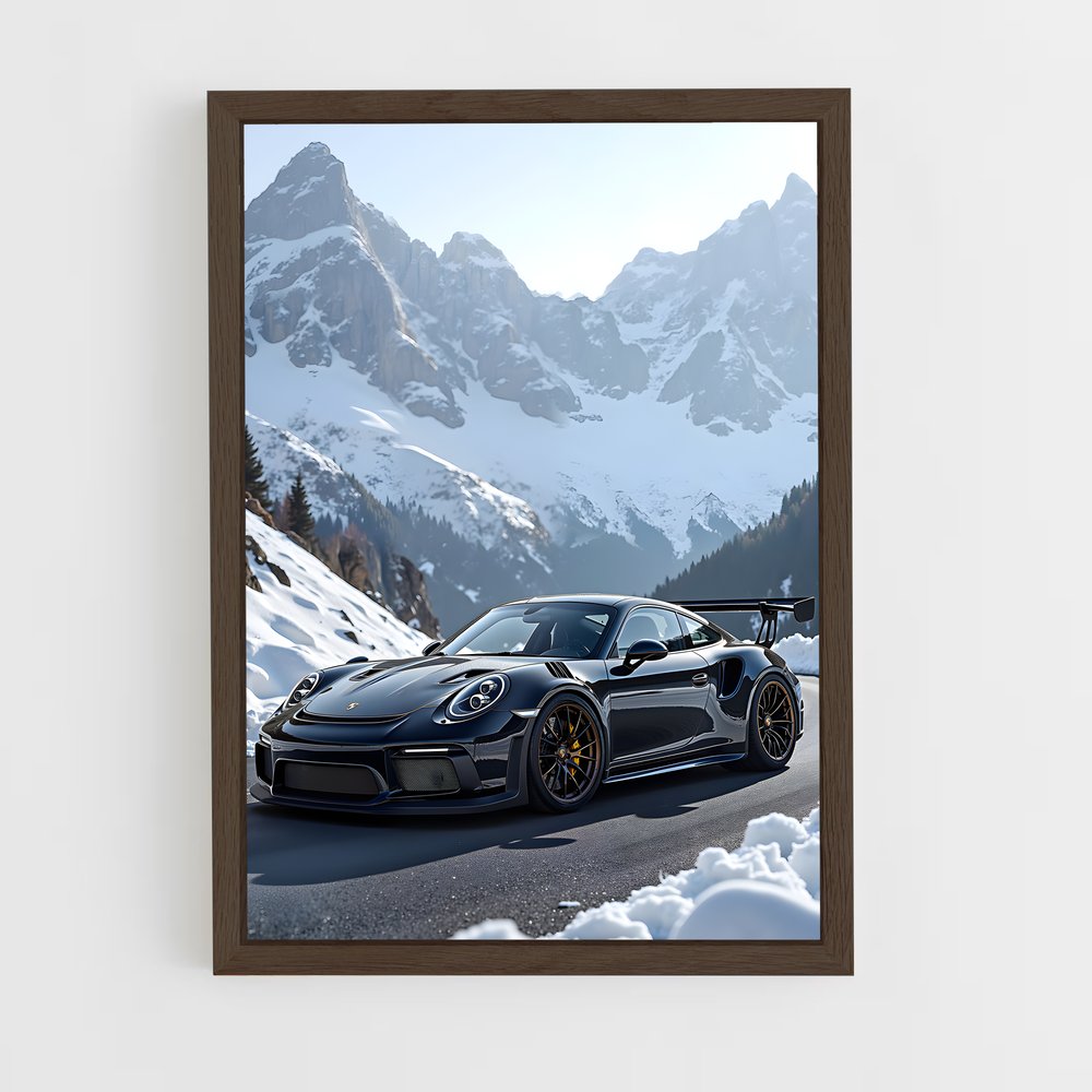 Poster extraordinaire voiture GT RS – affiche Porsche (vue 5)